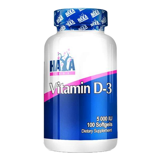 Haya Labs Vitamin D-3 5000IU 250 Tablets (EXP: 31/05/2024)