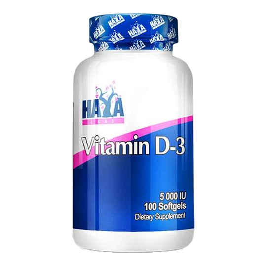 Haya Labs Vitamin D-3 5000IU 250 Tablets