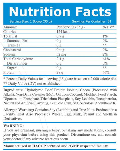 EVERBUILD 100% Beef Hydro Isolate 908gr